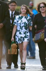 MAISIE WILLIAMS at Jimmy Kimmel Live! in Los Angeles 2403