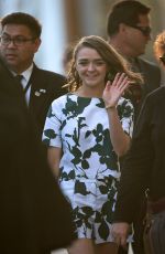 MAISIE WILLIAMS at Jimmy Kimmel Live! in Los Angeles 2403