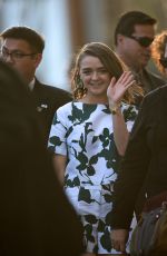 MAISIE WILLIAMS at Jimmy Kimmel Live! in Los Angeles 2403