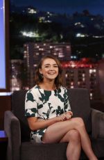 MAISIE WILLIAMS at Jimmy Kimmel Live! in Los Angeles 2403