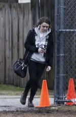 MAISIE WILLIAMS on the Set of The Devil and the Deep Blue Sea in New Orleans 0303