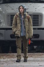 MAISIE WILLIAMS on the Set of The Devil and the Deep Blue Sea in New Orleans 0303