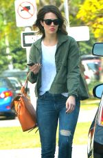 MANDY MOORE in Jeans Out and About in Beverly Hills 1703