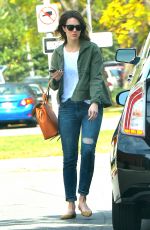 MANDY MOORE in Jeans Out and About in Beverly Hills 1703