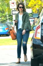 MANDY MOORE in Jeans Out and About in Beverly Hills 1703