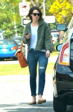 MANDY MOORE in Jeans Out and About in Beverly Hills 1703