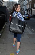 MARIA FOWLER in Leggings Out in London 0403