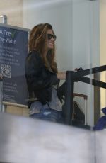MARIA MENOUNOS in Ripped Jeans at LAX Airport 2303