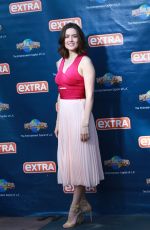 MEGAN BOONE on the Set of Extra in Universal City