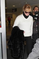 MELANIE GRIFFITH Arrives at LAX Airport in Los Angeles