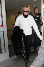 MELANIE GRIFFITH Arrives at LAX Airport in Los Angeles
