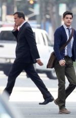 MELISSA BENOIST on the Set of Supergirl in Los Angeles 1003