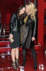 MICHELLE HUNZIKER and AURORA RAMAZOTTI at Versace Fashion Show in Milan