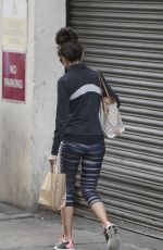 MICHELLE KEEGAN in Leggings Out in Manchester 0703