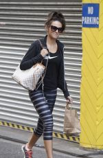 MICHELLE KEEGAN in Leggings Out in Manchester 0703