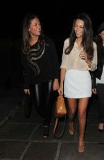 MICHELLE KEEGAN Leaves Sheesh Restaurant in Chigwell