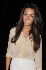 MICHELLE KEEGAN Leaves Sheesh Restaurant in Chigwell