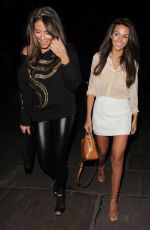 MICHELLE KEEGAN Leaves Sheesh Restaurant in Chigwell