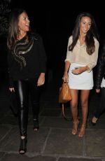 MICHELLE KEEGAN Leaves Sheesh Restaurant in Chigwell