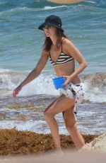 MICHELLE MONAGHAN at a Beach in Tulum