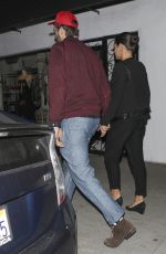 MILA KUNIS and Ashton Kutcher Night Out in Venice