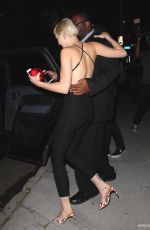 MILEY CYRUS Arrives at The Laugh Factory in West Hollywood