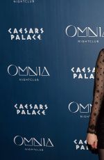 MILEY CYRUS at Omnia Nightclub at Caesars Palace in Las Vegas