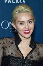 MILEY CYRUS at Omnia Nightclub at Caesars Palace in Las Vegas