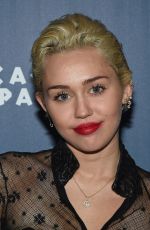 MILEY CYRUS at Omnia Nightclub at Caesars Palace in Las Vegas