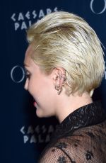 MILEY CYRUS at Omnia Nightclub at Caesars Palace in Las Vegas