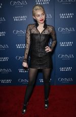 MILEY CYRUS at Omnia Nightclub at Caesars Palace in Las Vegas