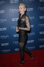 MILEY CYRUS at Omnia Nightclub at Caesars Palace in Las Vegas