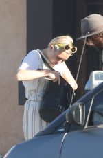 MILEY CYRUS at Unbreakable Tattoo in Studio City