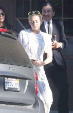 MILEY CYRUS at Unbreakable Tattoo in Studio City