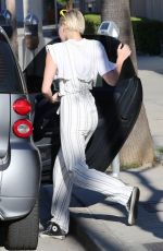 MILEY CYRUS at Unbreakable Tattoo in Studio City