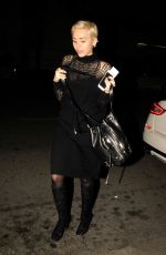 MILEY CYRUS Leaves Palm Restaurant in Beverly Hills