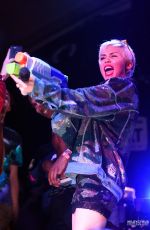 MILEY CYRUS Performs at Fader Fort Presented by Converse