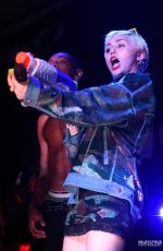 MILEY CYRUS Performs at Fader Fort Presented by Converse