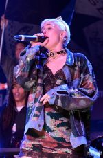 MILEY CYRUS Performs at Fader Fort Presented by Converse