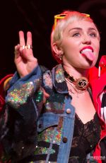 MILEY CYRUS Performs at Fader Fort Presented by Converse