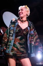 MILEY CYRUS Performs at Fader Fort Presented by Converse