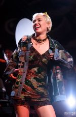 MILEY CYRUS Performs at Fader Fort Presented by Converse