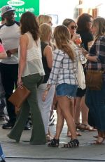 MINKA KELLY and MANDY MOORE at a Party in West Hollywood