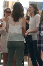 MINKA KELLY and MANDY MOORE at a Party in West Hollywood