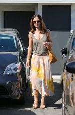 MINKA KELLY Leaves Meche Salon in Beverly Hills