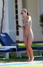 MYLEENE KLASS in Bikini at a Pool in South Africa