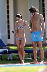 MYLEENE KLASS in Bikini at a Pool in South Africa
