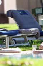 MYLEENE KLASS in Bikini at a Pool in South Africa