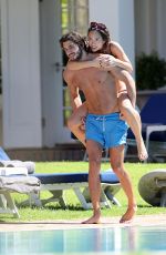 MYLEENE KLASS in Bikini at a Pool in South Africa