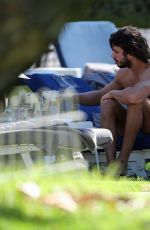 MYLEENE KLASS in Bikini at a Pool in South Africa